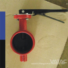 Gear Box Cast Steel&Cast Iron Clamped Butterfly Valve